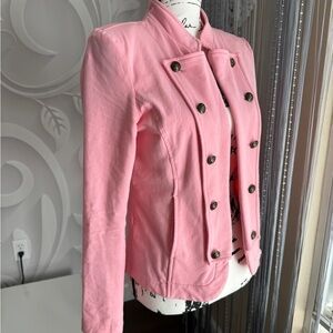 Tommy Hilfiger Pink Women's Blazer with Button Detail